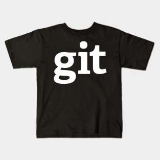 Git Authentic - version control system Kids T-Shirt